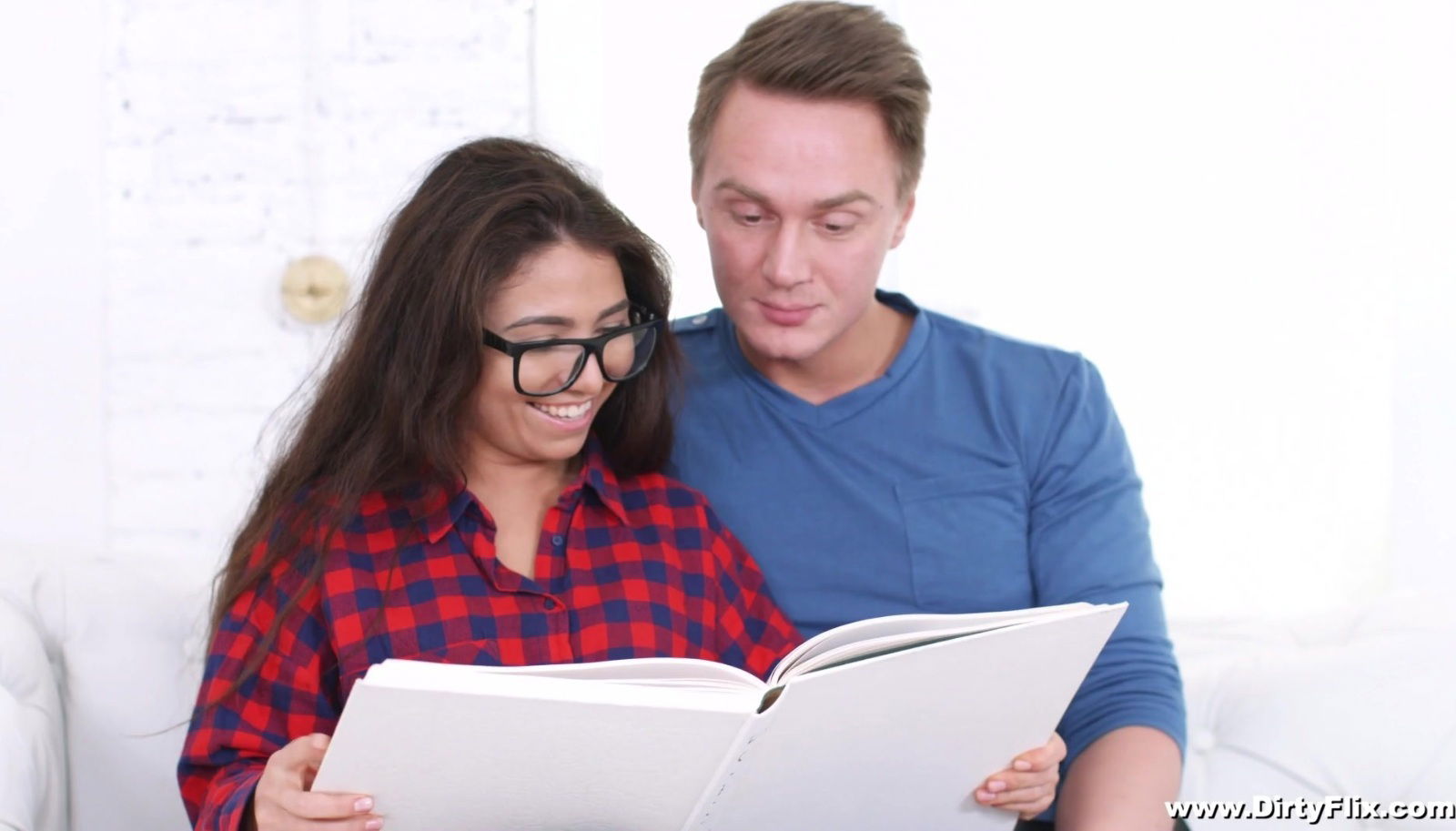 Busty brunette Little Candy pleases fucking with