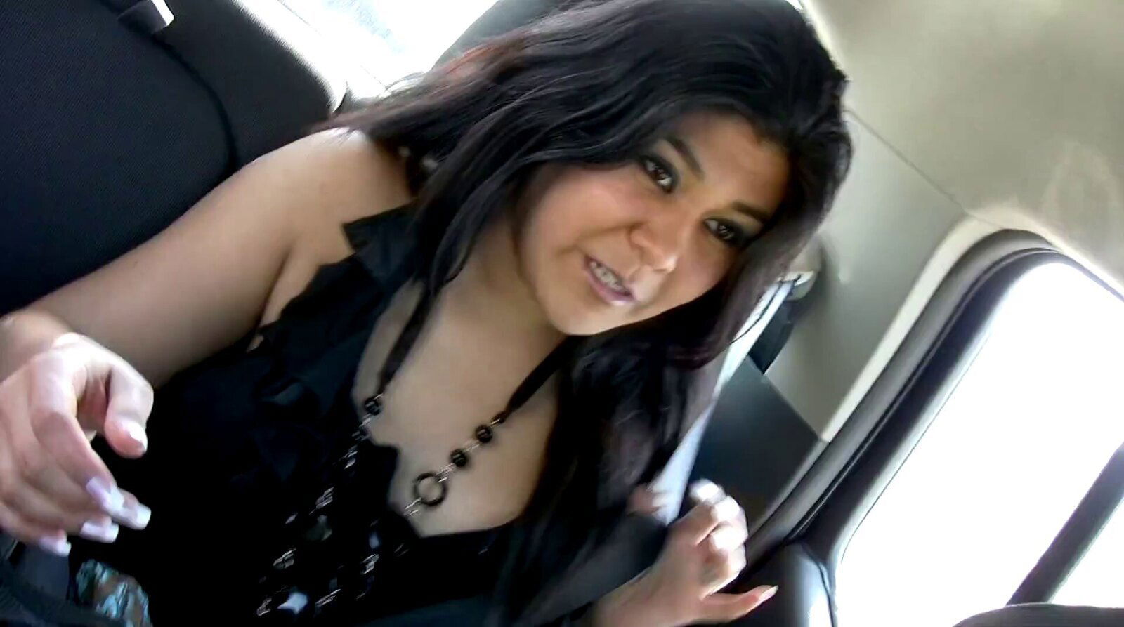 Fine Julia Morgan screaming while riding hardcore