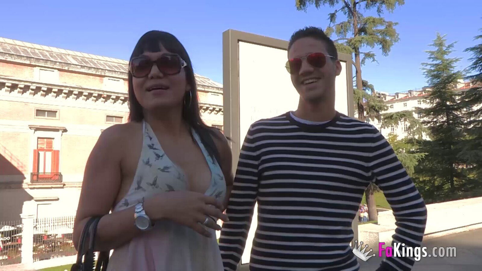 Lauren Candy can't stop licking Kevin Coto's tasty sausage