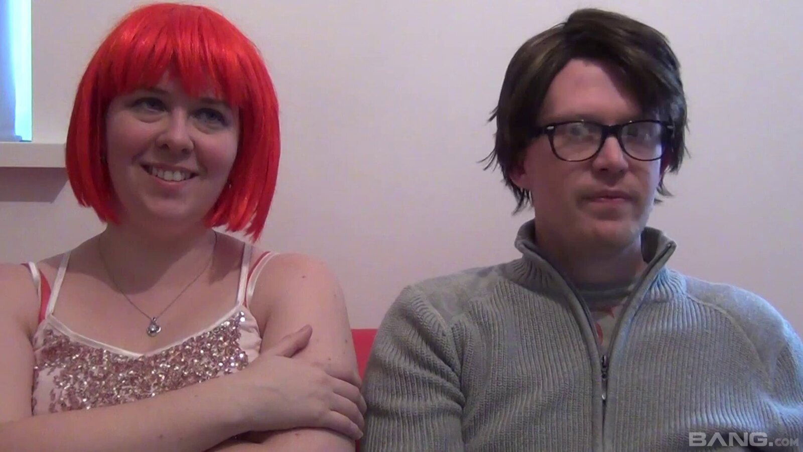 Cute blonde named Emma Foxx receives tender doggy treatment