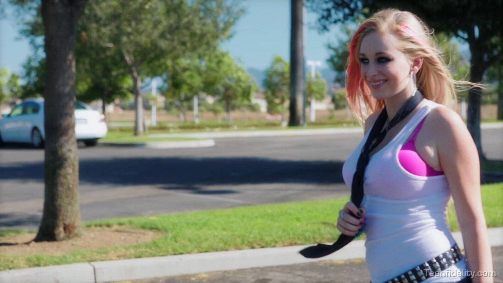 Pink haired Avril Vagine enjoys getting deep, hard dicking