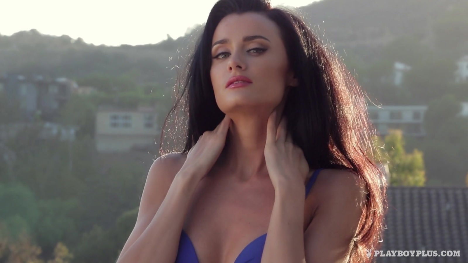 Lucia Sitavancova swimming pool completely naked