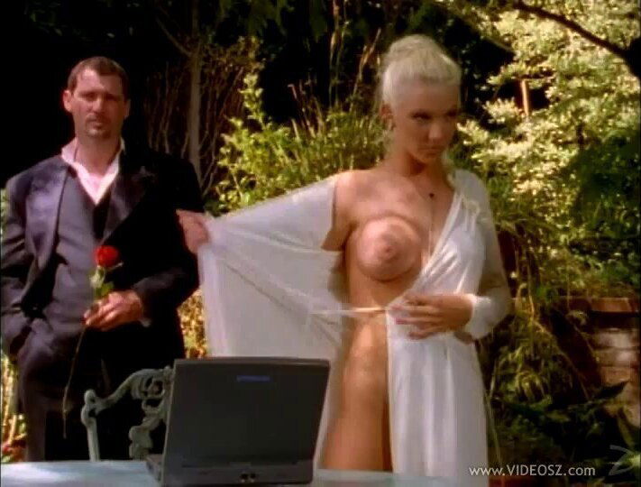 Naughty outdoor threesome banging with porn Claudia Chase