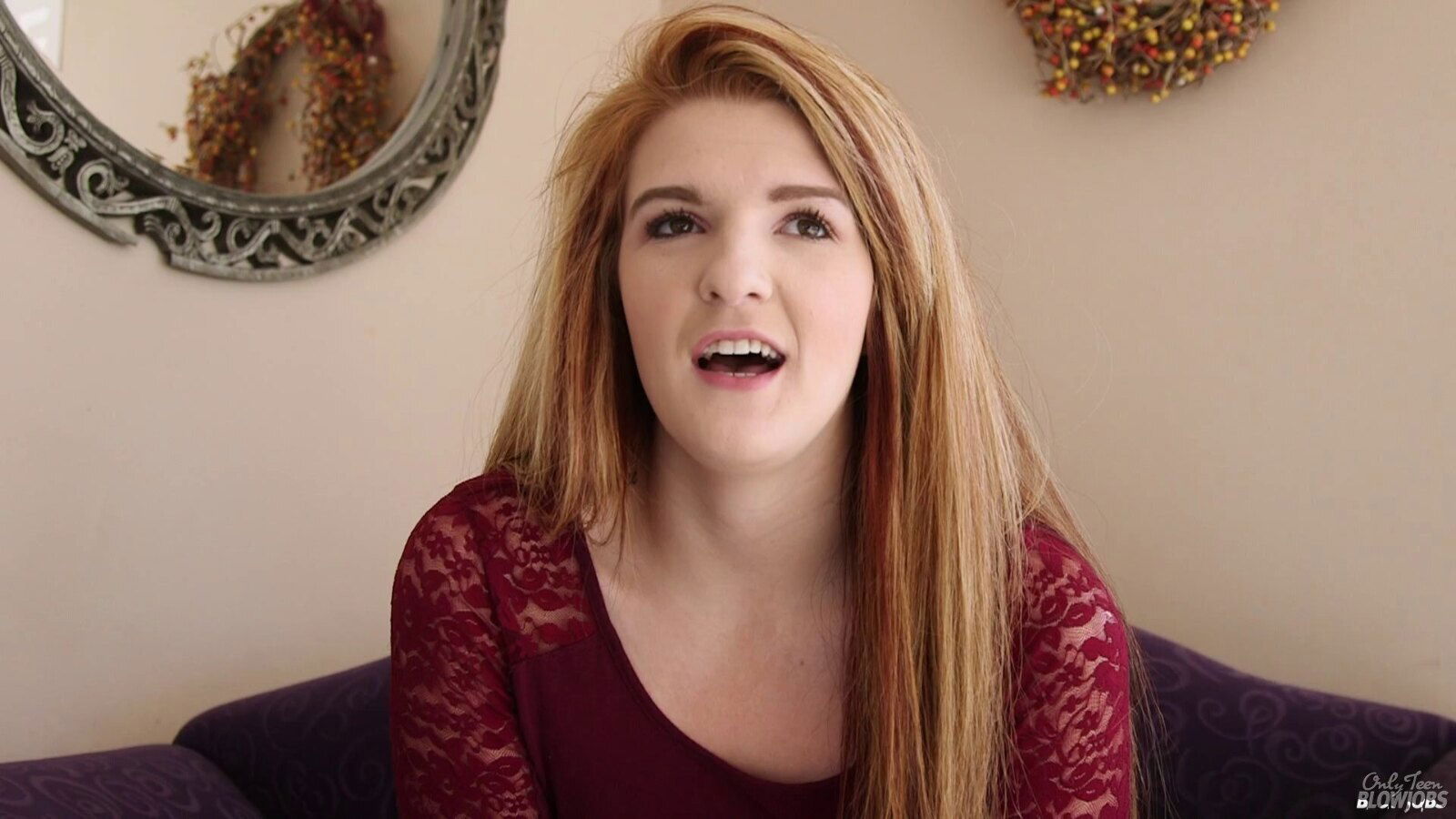 Miranda Mills gives deepthroat blowjob hardcore clip