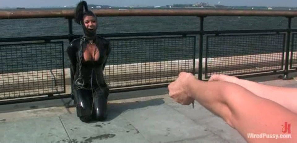 Betty Baphomet gets tortured Nadia Styles outdoors