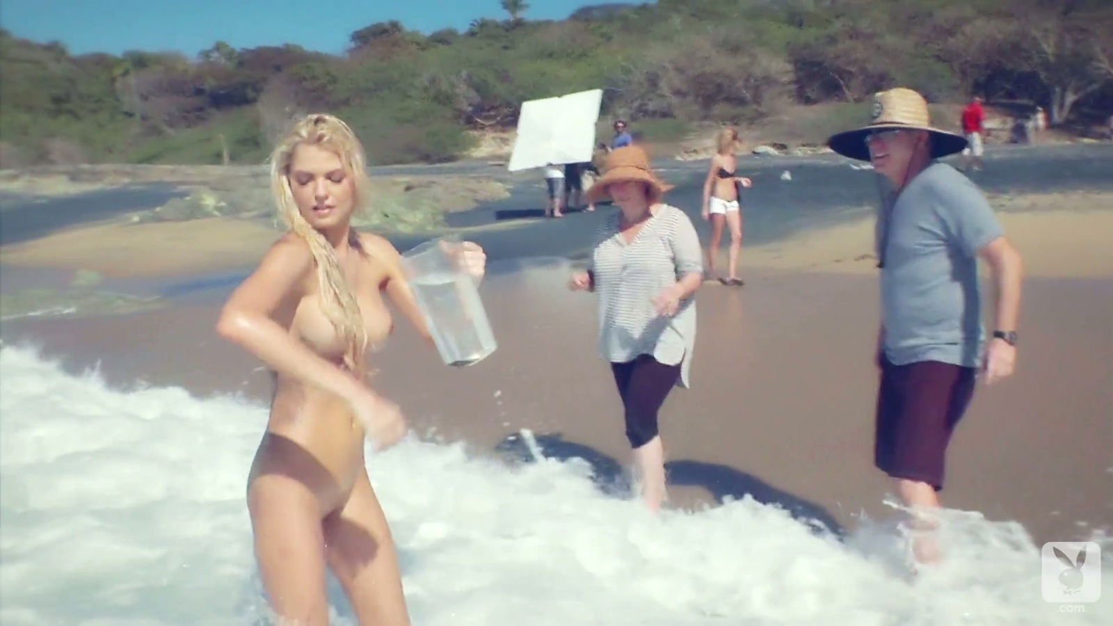 Slim Kristen Nicole shows nude Playboy photo shoot