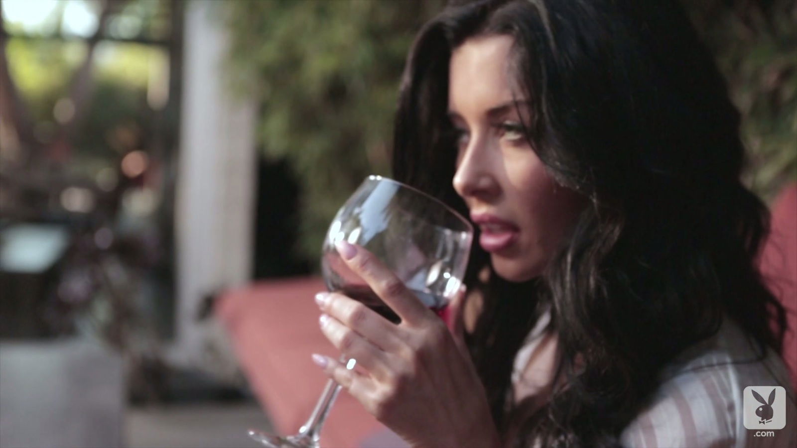 Perfectly brunette Gemma Farrell wants your attention