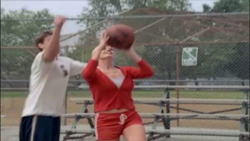 Lauren Anderson gets naked after basketball game