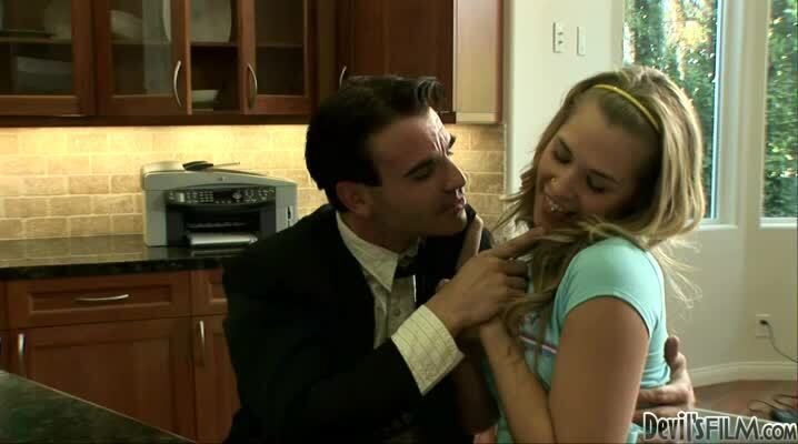 Kimberly Kiss pleases with blowjob rides their cocks