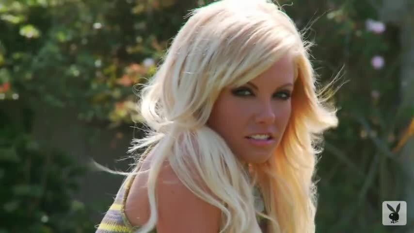 Smoking blond Addison Miller gets naked