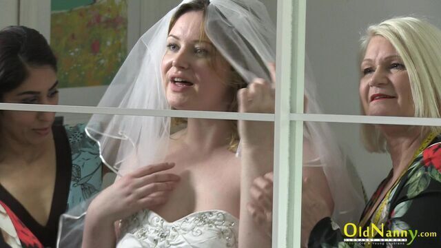  Slutty chick with round bottom Lacey Starr fucks with a younger gf 