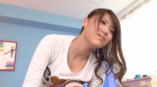 Horisaki sucks rides BF's gets pussy