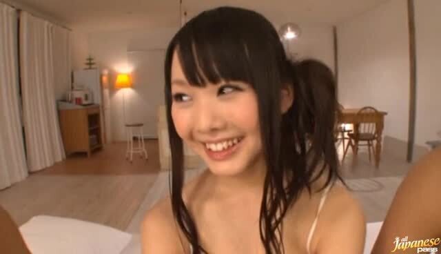 Ruka Ishikawa enjoys threesome gets face covered with