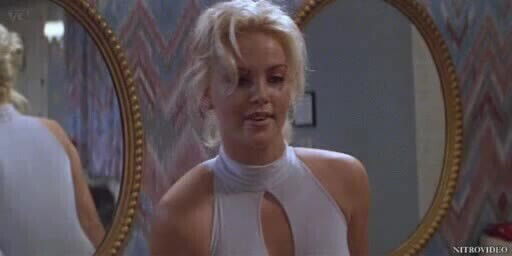 Stunning Charlize Theron Wears Sexy Dress Scene