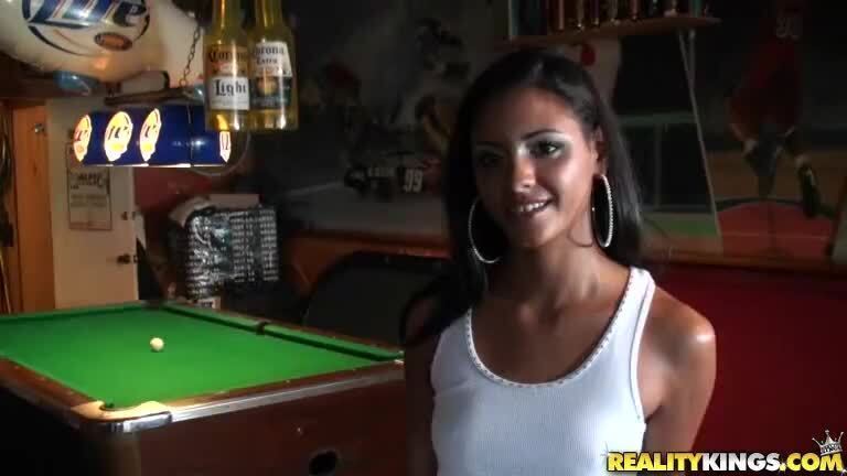 Sexy Barmaid Jasmine Rios Gets Latin Pussy Drilled
