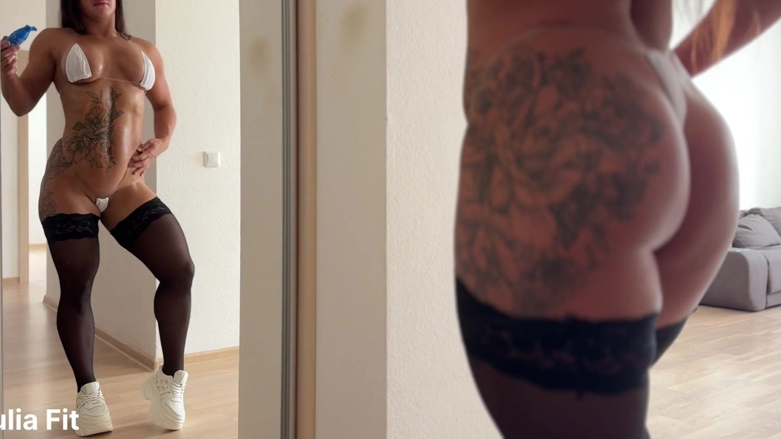 Julia gets fucked white bikini