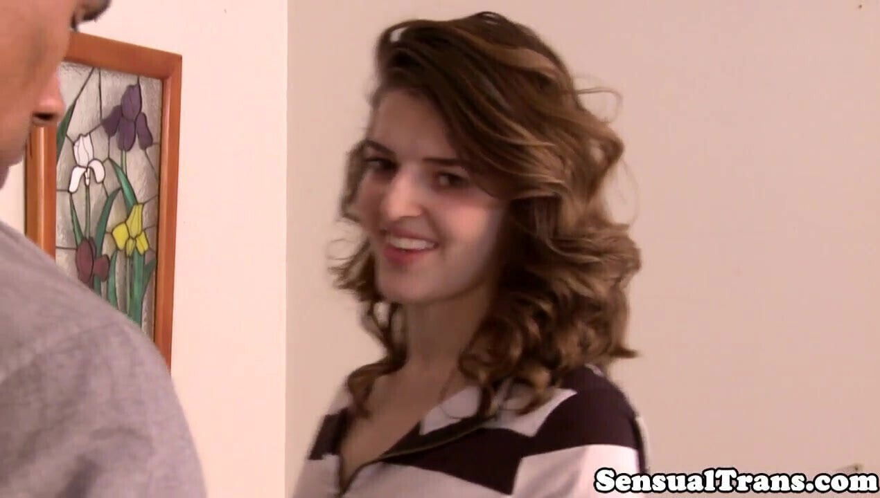 Trans beauty bare fucked Interracial hunk