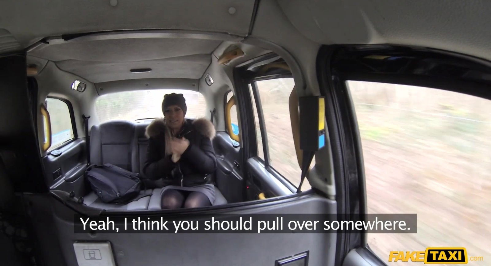 Freezing European blonde Sasha Steele wants