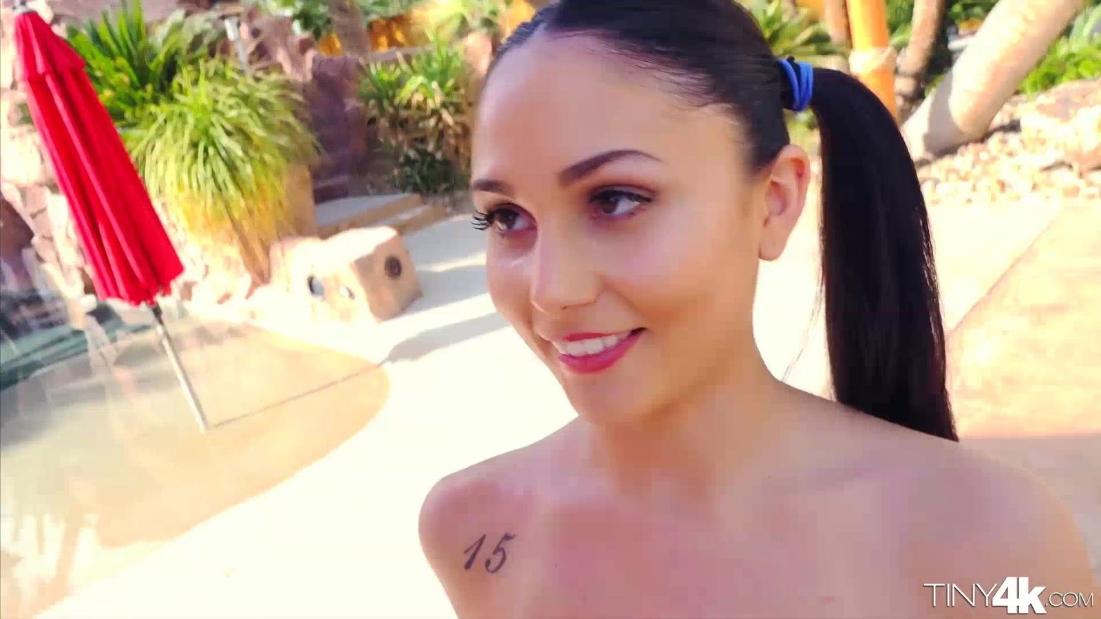 Pigtailed hottie Ariana Marie gets fucked beach