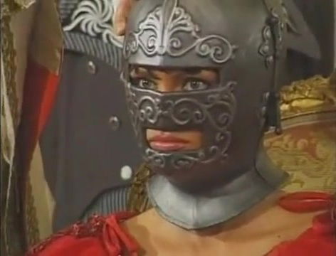 Lady iron mask with stunning pornstar Anita Blonde (1998)