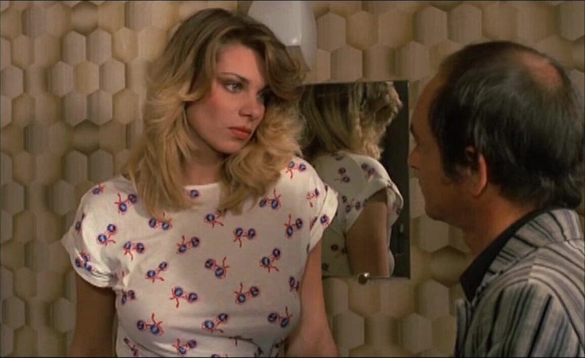 Passionate retro Jane Baker crazy scene