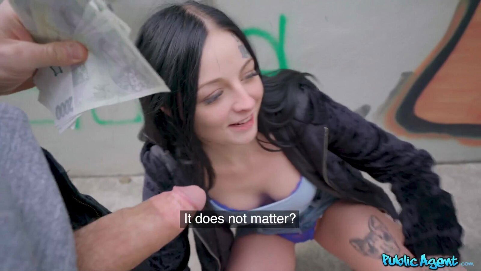 Martin fucks Sydney Love round corner