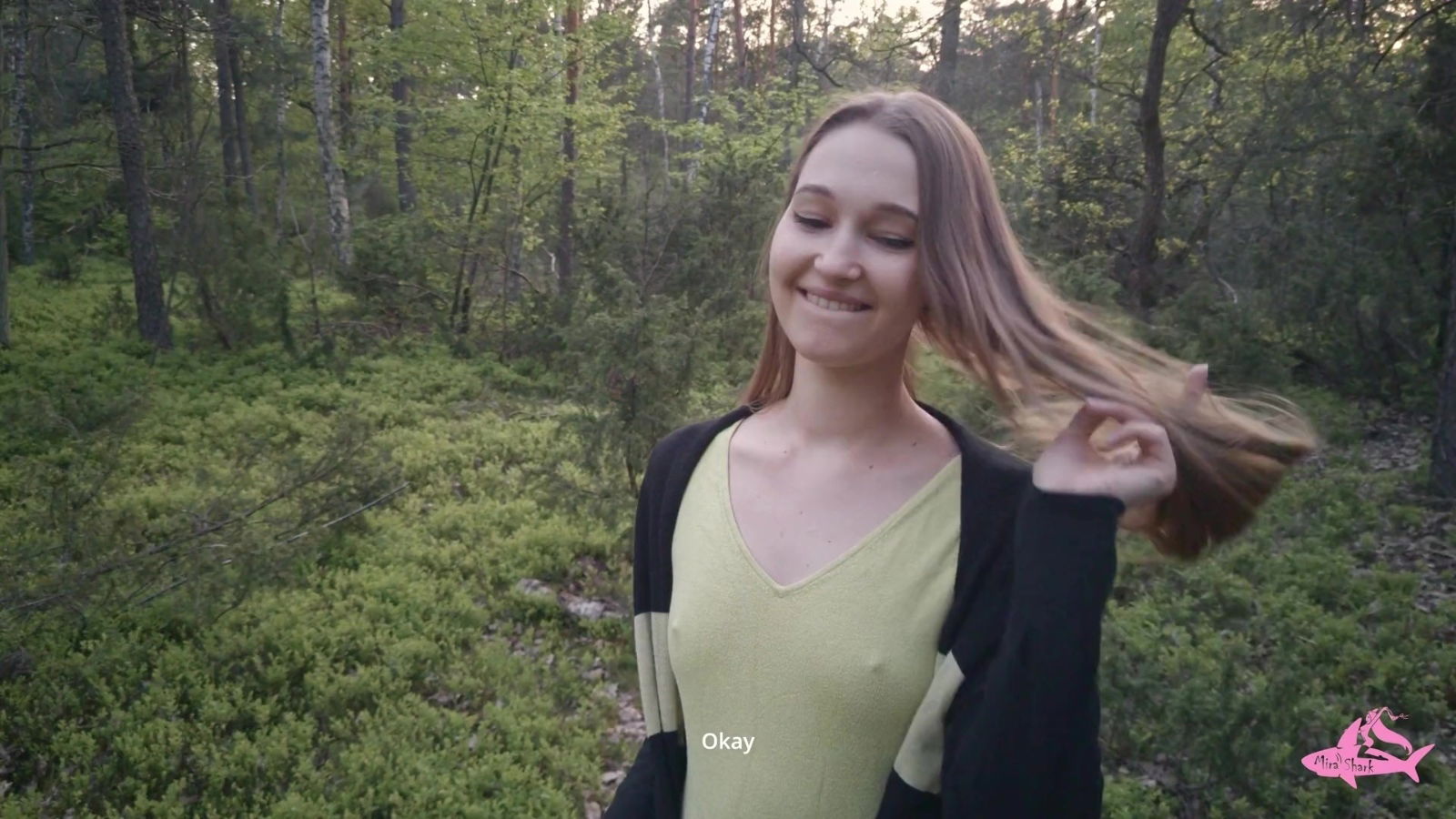 Shameless girl Mira Shark gets taste penis park.