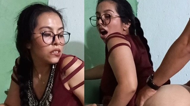 thought nerdy classmate wouldn't able fuck surprise