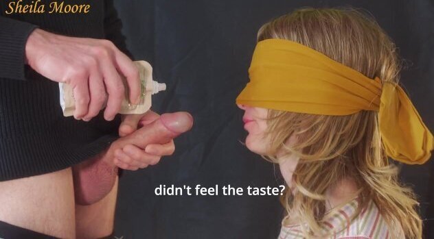 Taste Game with innocent girl, tricked until swallowed cum-Sheila Moore