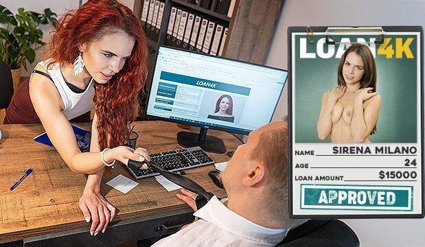 VIP4K. Naughty redhead slut Sirena Milano started business with fuck tabletop