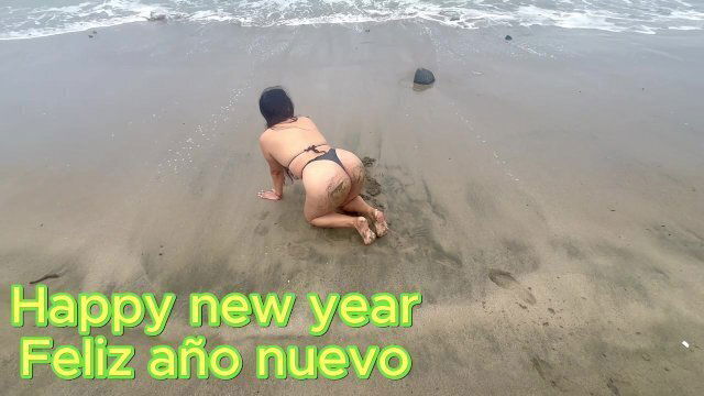 HAPPY YEAR fuck busty stepmom beach