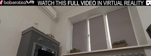 Solo brunette girl Christina masturbating with pink