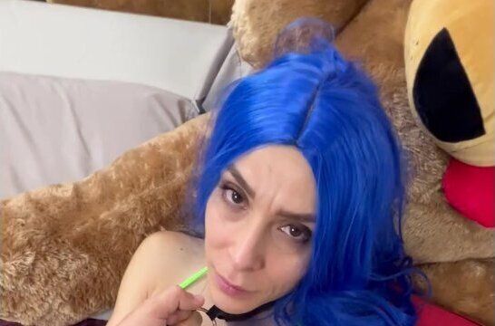 Bolivian Bliss: Romantic Night with Blue-Haired Girl with Jeshroom Christ Mushroom Jesus