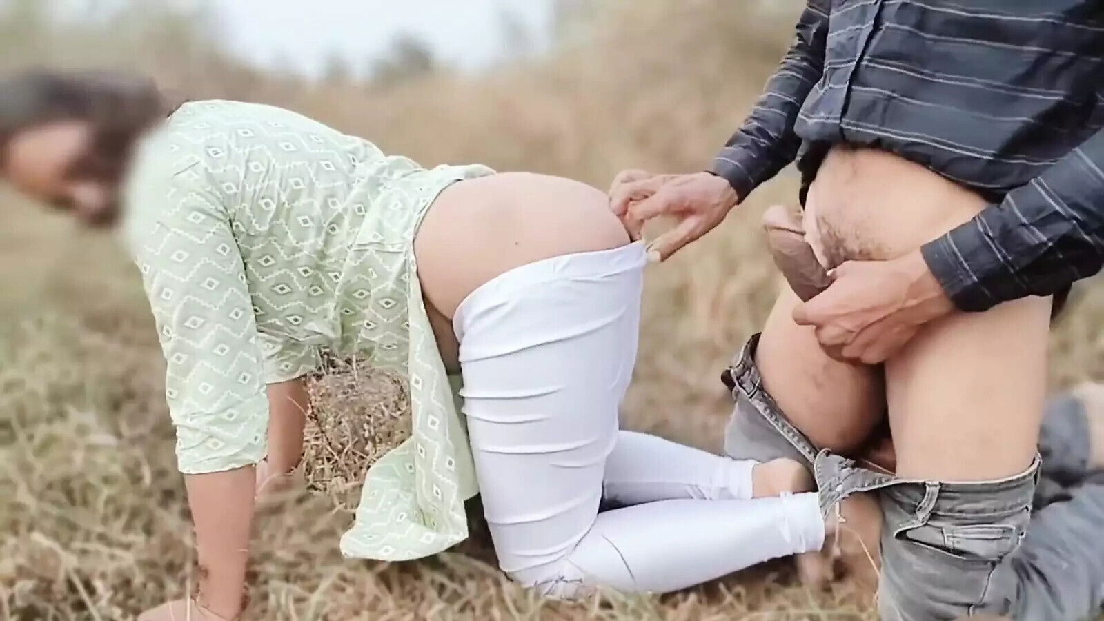 Desi Girl making Hindi Vlog jungle, seeing boy's thick penis fucked, Hindi Vlog