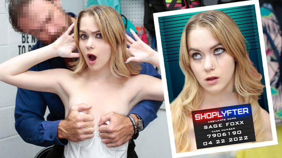 Shoplyfter Small Titted Teen Thief Sage Gets Caught Red-handed