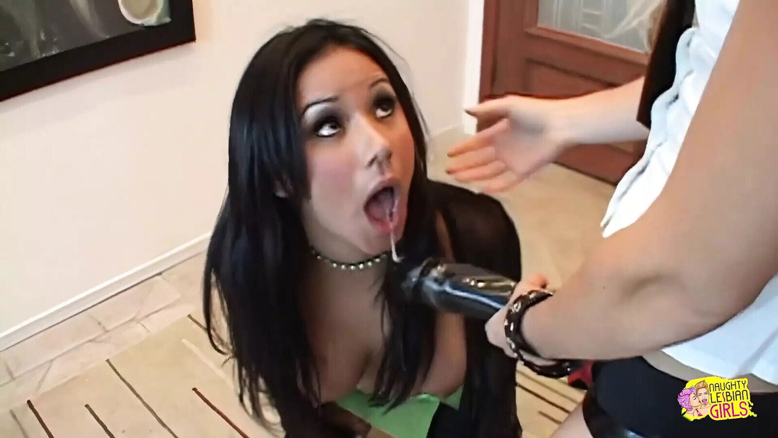 Angela Stone Uses Hardcore Strapon Fuck Brunette Friend Hard