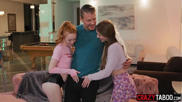 lusty teens enjoyed hardcore pussy fucking after enjoyed deepthroat