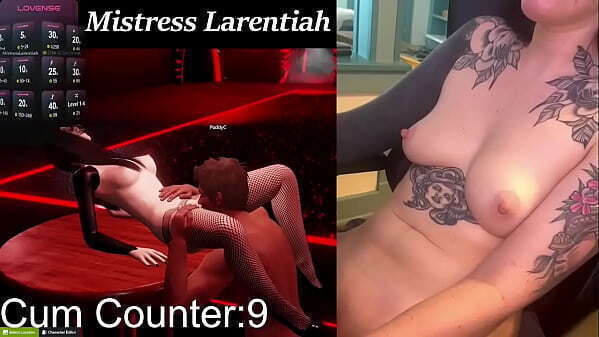 Mistress Larentiah opens dungeon fucks fans online game (3dxchat)