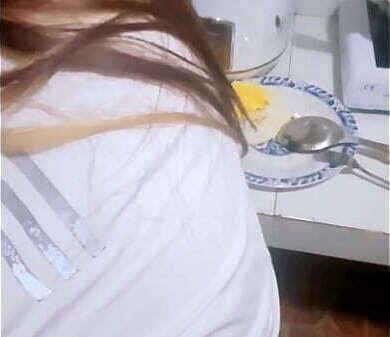 Fuck while Cooking Breakfast