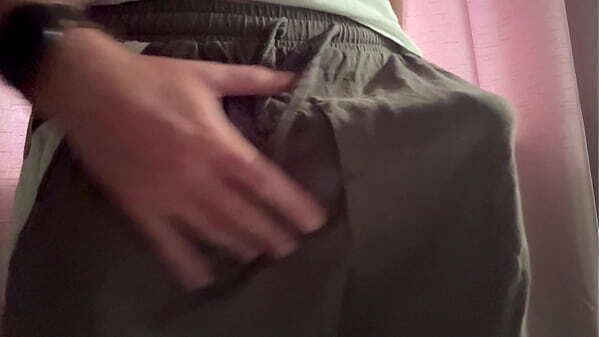 Dick shaking giant British meat