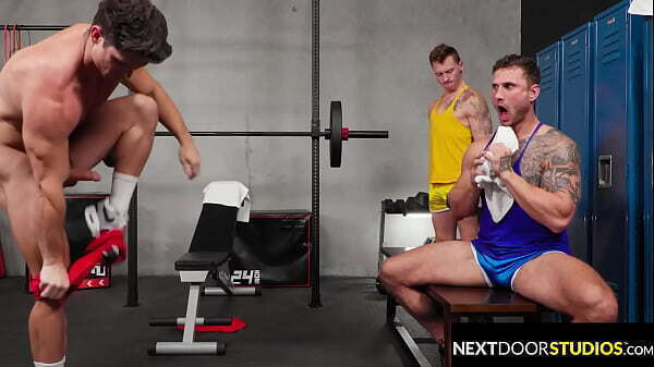 Slutty Hunk Spitroasted Shower Bro'_s Devin Franco, Blain O'_Connor, Aiden Langston