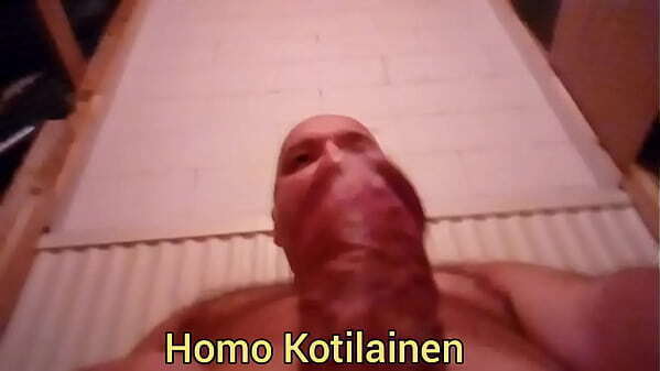 Homo Kotilainen jerking storage apartment.