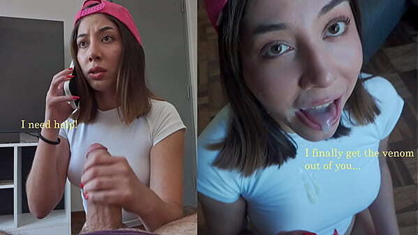 stepsister thinks spider biting sucking venom save life