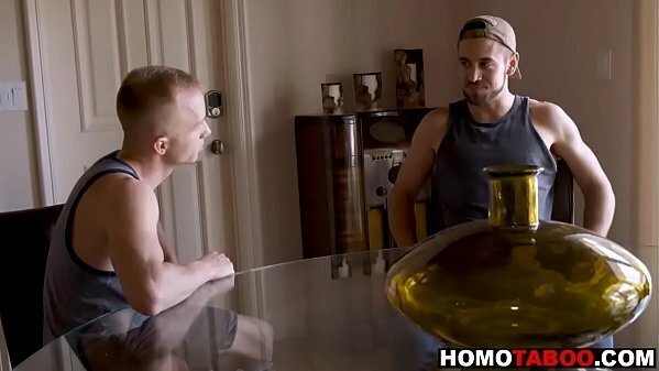 Step uncle talks step nephew into bareback