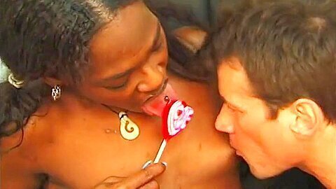 Black Slut Fucked White Stud Both Lick Stuff Asses With Toys