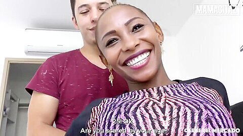 Marbella Leon Busty Ebony Latina Stuffs Pussy