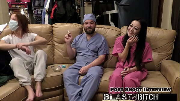 Blaire Celeste Sucks Dick Gets Pussy Blasted With Cum, Nurses