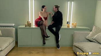 Brunette Russian sweetie Kira Queen bondage, waxed prepped squirt. Horny dissolute, takes stiff boink with fetish twist.