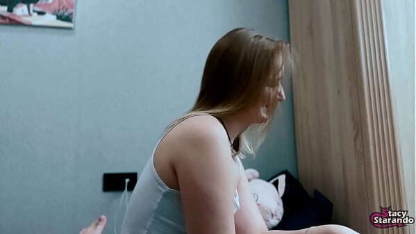 When husband away, wife seduces fucks friend hard!