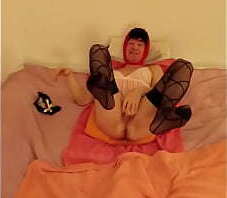 That'_s how aroused I get when I caress my clean-shaven male body like a girl in such a lesbian way